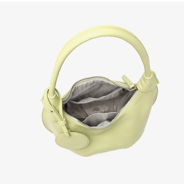 Vegan Leather Underarm Bag - Versatile Portable Shoulder Dumpling Bag Vegan Leathetr Portable Underarm Bag Ver