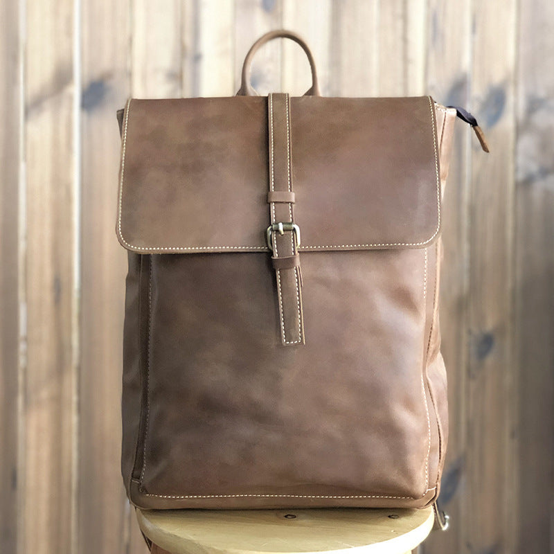 Casual  Genuine Leather backpack