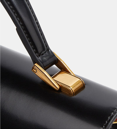 Vegan  Leather Glossy Portable  Women Bag