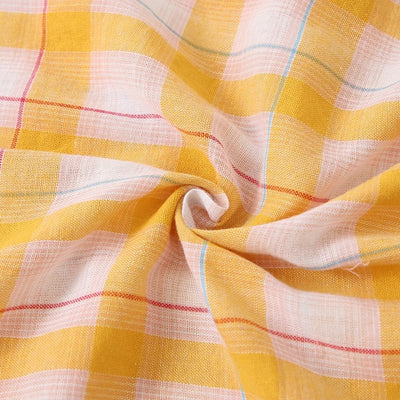 Women Plaid Shirt Summer Top Short Sleeves Thin Plaid Top