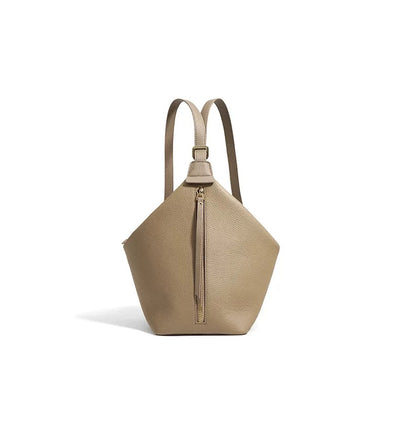 Genuine Leather Underarm Bag Cowhide Large-capacity Bucket Bag Backpack Versatile Bag