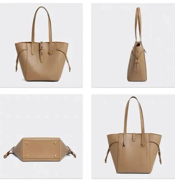 Genuine Leather Shoulder Bag Tote - Stylish & Durable Design Genuine Leather Shoulder Bag Tote Bag