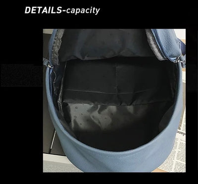 Vegan Leather  Backpack lightweight Backpack