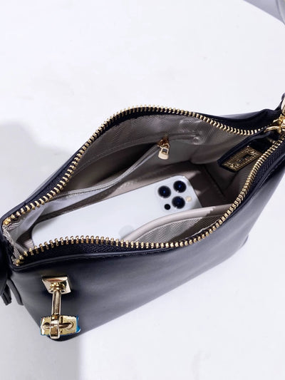 Vegan Leather Underarm Bag Tote Bag