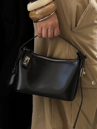 Vegan Leather Underarm Bag Tote Bag