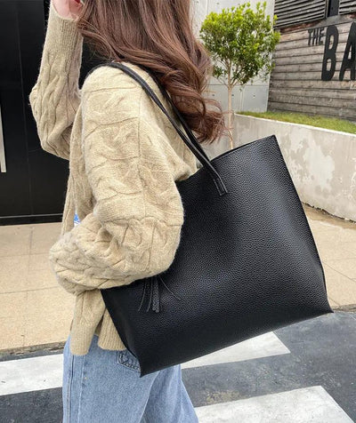 Vegan Leather Shoulder Bag with Large Capacity Vegan Leather Shoulder Bag Large Capacity