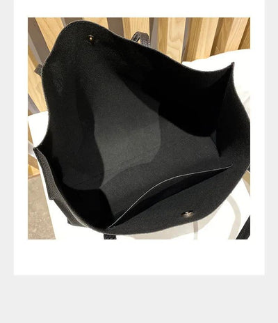 Vegan Leather Shoulder Bag with Large Capacity Vegan Leather Shoulder Bag Large Capacity