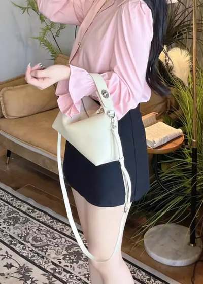 Genuine Leather Shoulder Tote Bag - Stylish Crossbody Design in Black Bags Genuine Leather Shoulder Bag Tote Bag C