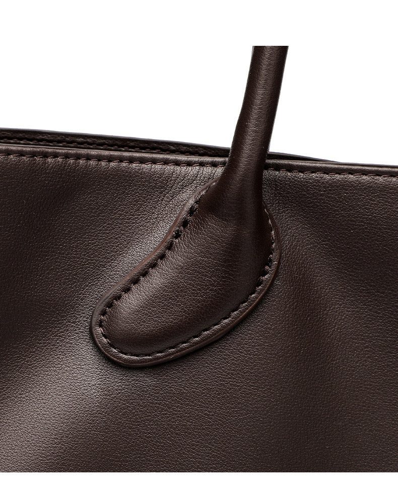 Genuine Leather Crossbody Handbag - Large Capacity Shoulder Bag 3 in 1 Fashion Women Anti-Theft Backpack