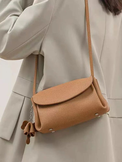 Genuine Leather Crossbody Bag for Underarm and Shoulder Use Genuine Leather Bag Underarm Crossbody