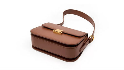 Genuine Leather Tote Bag - Versatile Underarm Leather, Shoulder, and Crossbody Bag Genuine Leather Tote Bag Underarm Leath