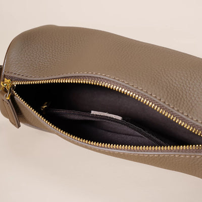 Genuine Leather Crossbody Bag - Cowhide Underarm Bag for Minimalist Style 3 in 1 Fashion Women Anti-Theft Backpack