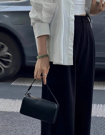 Genuine Leather Crossbody Bag - Cowhide Underarm Bag for Minimalist Style 3 in 1 Fashion Women Anti-Theft Backpack