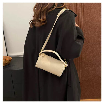 Genuine Leather Crossbody Bag - Cowhide Underarm Bag for Minimalist Style 3 in 1 Fashion Women Anti-Theft Backpack