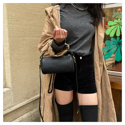 Genuine Leather Crossbody Bag - Cowhide Underarm Bag for Minimalist Style 3 in 1 Fashion Women Anti-Theft Backpack