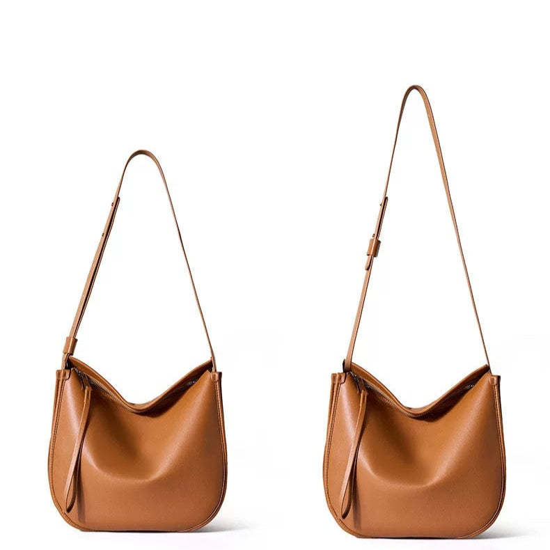 Genuine Leather Tote Bag - Cowhide Crossbody Shoulder Bag 3 in 1 Fashion Women Anti-Theft Backpack