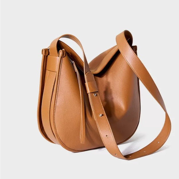 Genuine Leather Tote Bag - Cowhide Crossbody Shoulder Bag 3 in 1 Fashion Women Anti-Theft Backpack