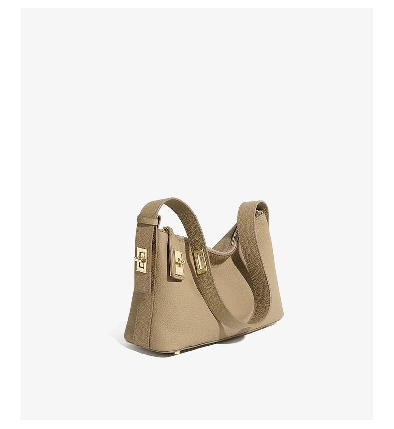 Genuine Leather Shoulder Tote Bag for Stylish Daily Use 3 in 1 Fashion Women Anti-Theft Backpack