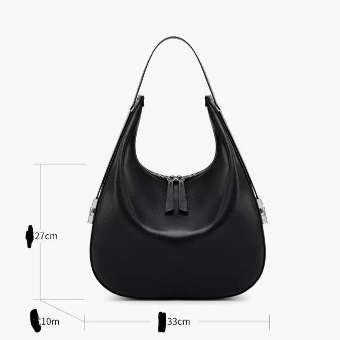 Genuine Leather Handbag Shoulder Bag 3 in 1 Fashion Women Anti-Theft Backpack