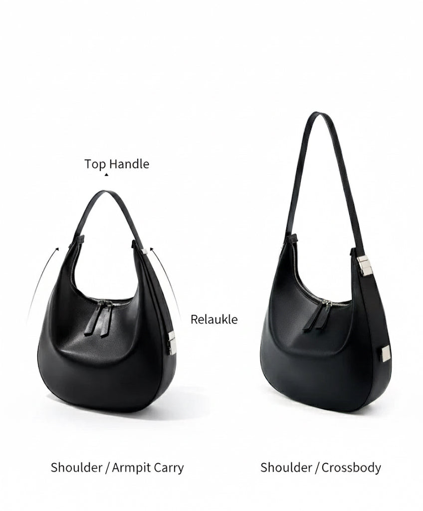 Genuine Leather Handbag Shoulder Bag 3 in 1 Fashion Women Anti-Theft Backpack