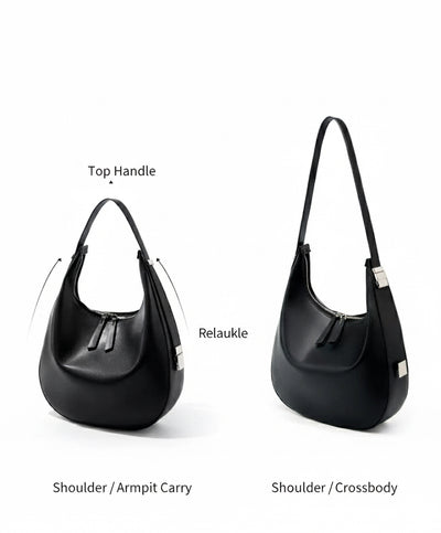 Genuine Leather Handbag Shoulder Bag 3 in 1 Fashion Women Anti-Theft Backpack