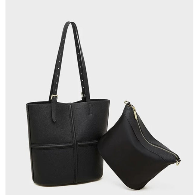 Genuine Leather Crossbody Bag - Portable Shoulder Bag 3 in 1 Fashion Women Anti-Theft Backpack