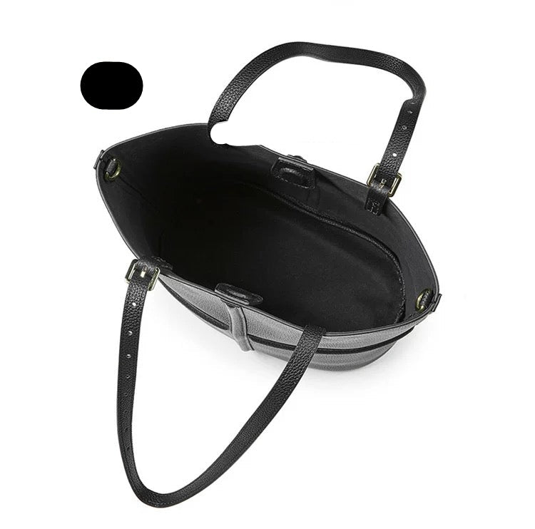 Genuine Leather Crossbody Bag - Portable Shoulder Bag 3 in 1 Fashion Women Anti-Theft Backpack