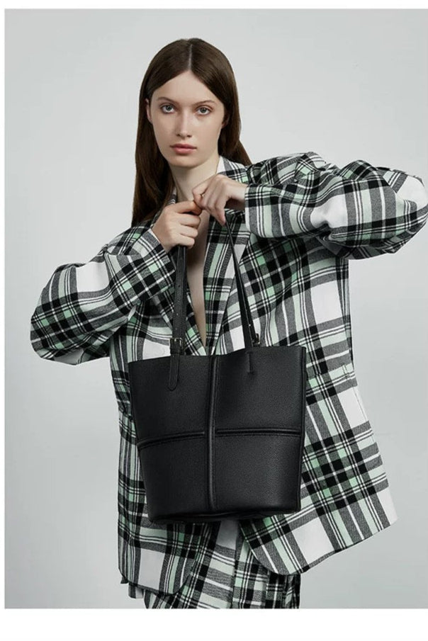 Genuine Leather Crossbody Bag - Portable Shoulder Bag 3 in 1 Fashion Women Anti-Theft Backpack