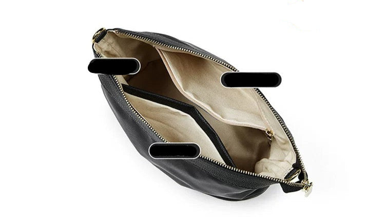 Genuine Leather Crossbody Bag - Portable Shoulder Bag 3 in 1 Fashion Women Anti-Theft Backpack