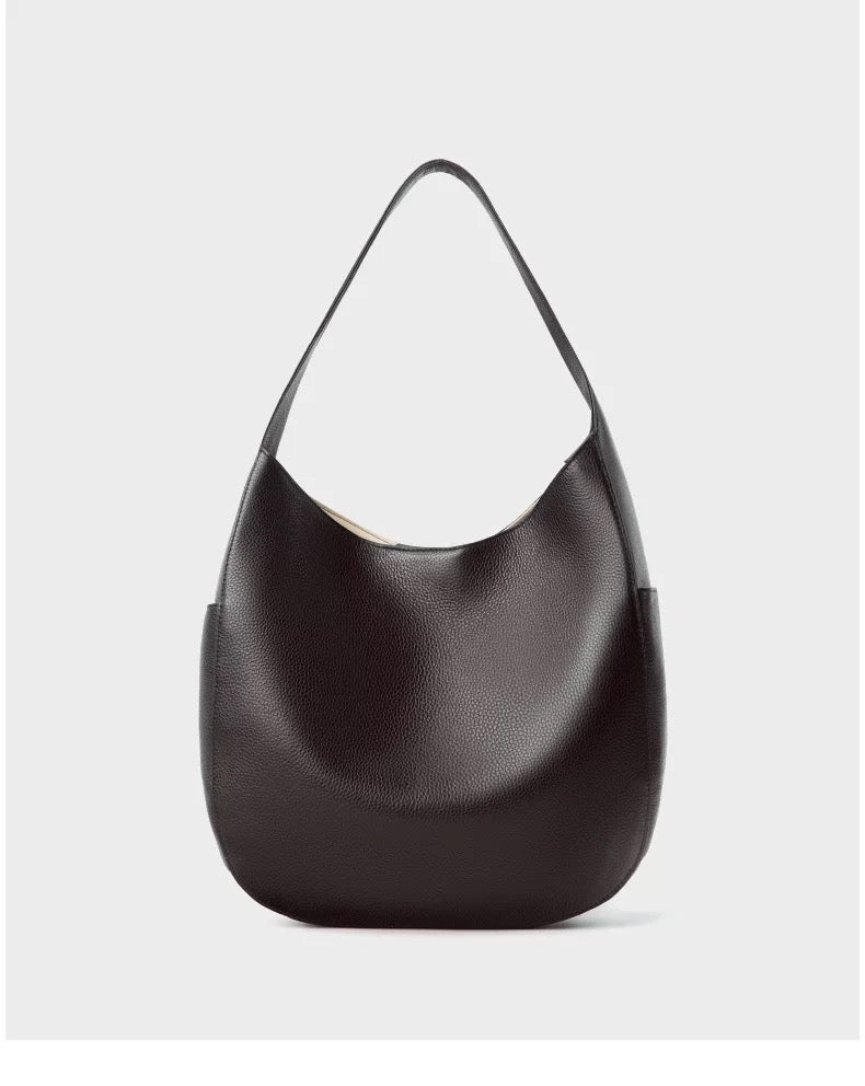 Genuine Leather Shoulder Bag with Larger Capacity 3 in 1 Fashion Women Anti-Theft Backpack