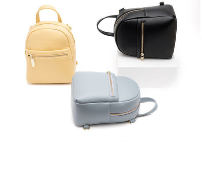Vegan Leather Mini Backpack - Versatile Large Capacity Design Vegan Leather Versatile Large Capacity M