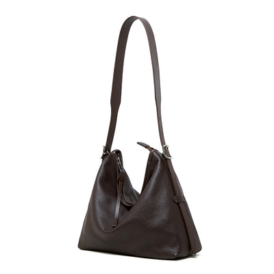 Genuine Leather Shoulder Bag - Versatile Underarm and Messenger Bag Havana Color 3 in 1 Fashion Women Anti-Theft Backpack