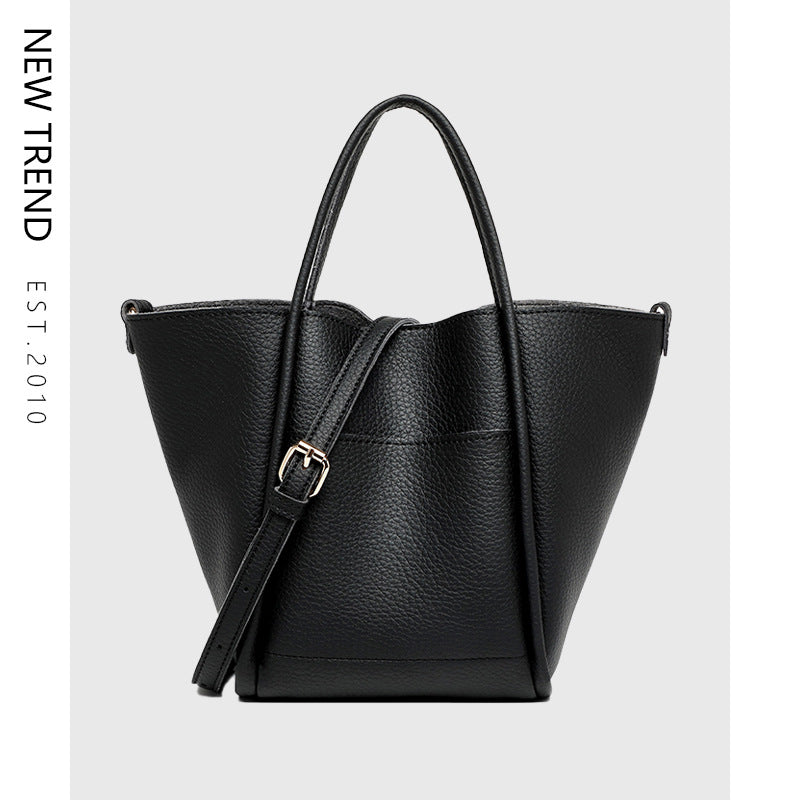 Vegan Leather Tote Bag Shoulder Bag Large Capacity Crossbody Bag Underarm Bag