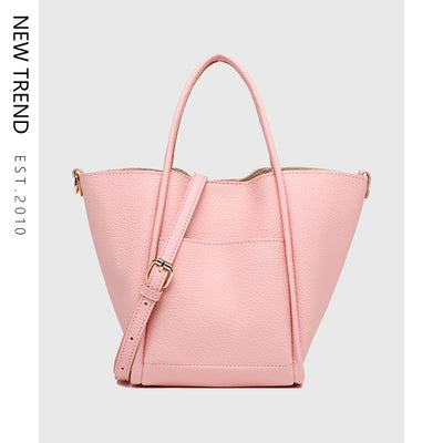 Vegan Leather Tote Bag Shoulder Bag Large Capacity Crossbody Bag Underarm Bag