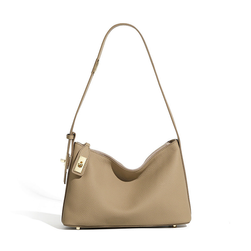 Genuine Leather Shoulder Tote Bag for Stylish Daily Use 3 in 1 Fashion Women Anti-Theft Backpack