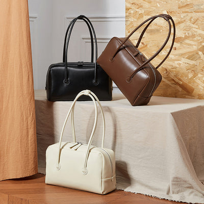Genuine Leather Shoulder Bag - Boston Portable Design 3 in 1 Fashion Women Anti-Theft Backpack