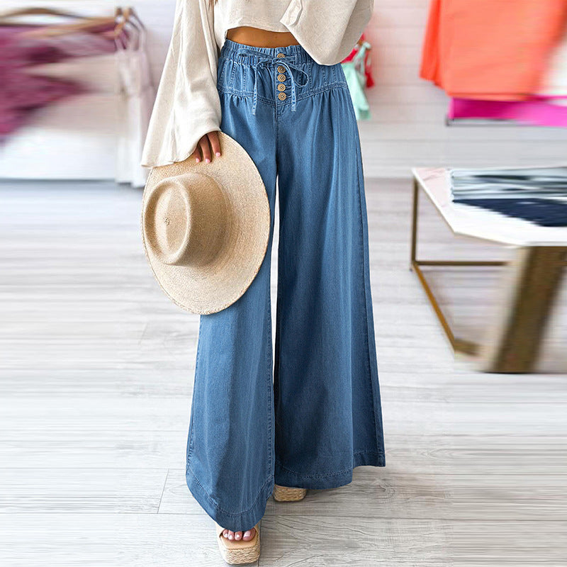 High Waist Wide Leg Pants Women