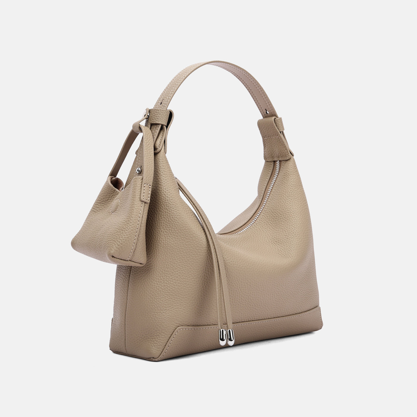 Genuine Leather Bag Minimalist Shoulder Bag Tote Bag  Leather Handbag Underarm Crossbody