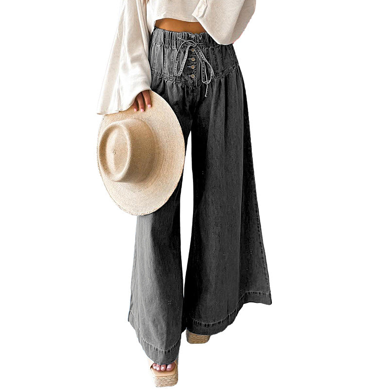 High Waist Wide Leg Pants Women