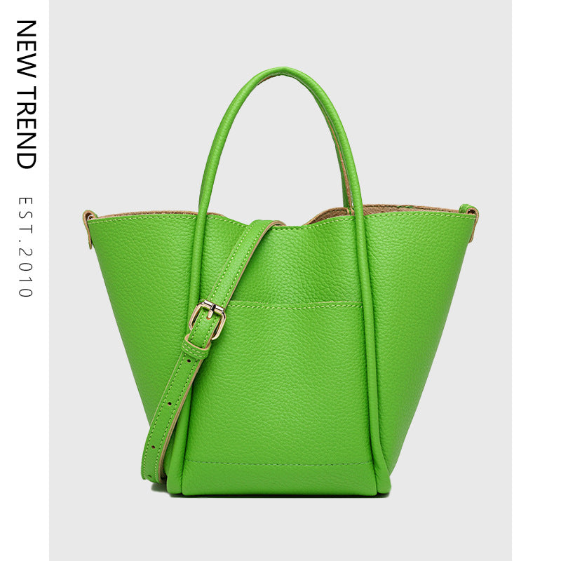 Vegan Leather Tote Bag Shoulder Bag Large Capacity Crossbody Bag Underarm Bag