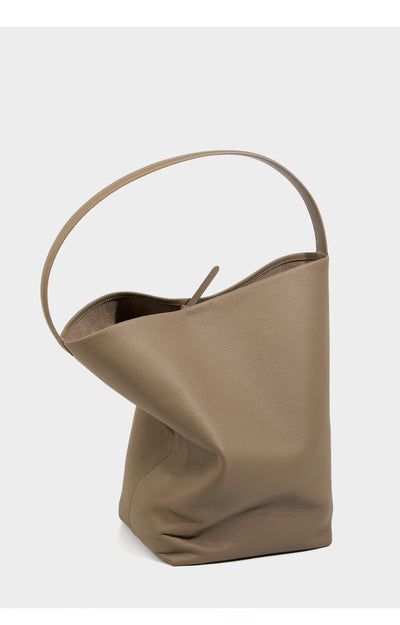 Genuine Leather Large Capacity One-shoulder Bucket Bag