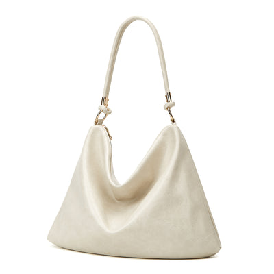 Vegan Leather Bag  Large Capacity Soft Leather Tote Bag Shoulder Bag Underarm Bag