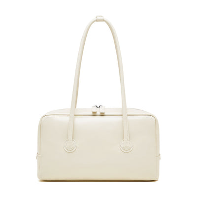 Genuine Leather Shoulder Bag - Boston Portable Design Beige 33x12x20 3 in 1 Fashion Women Anti-Theft Backpack