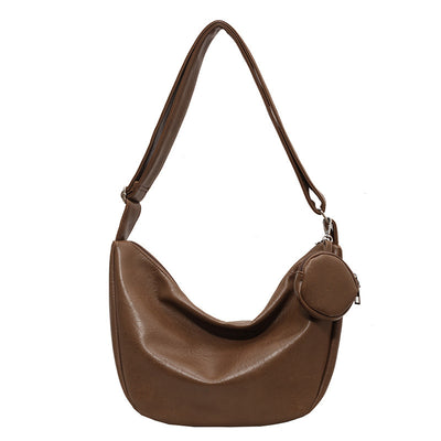 Large Capacity  Dumpling Bag Vegan Leather Bag