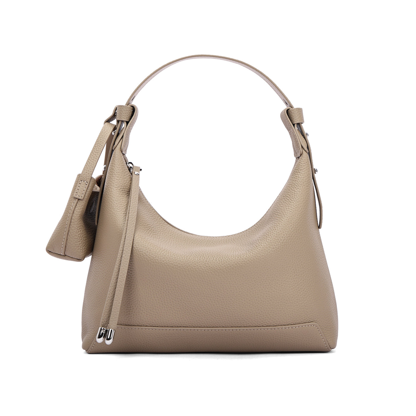 Genuine Leather Bag Minimalist Shoulder Bag Tote Bag  Leather Handbag Underarm Crossbody