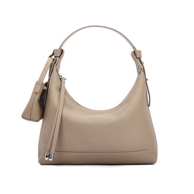 Genuine Leather Bag Minimalist Shoulder Bag Tote Bag  Leather Handbag Underarm Crossbody