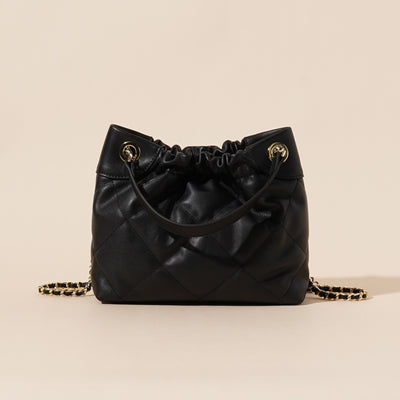 Genuine Leather Garbage Bag Shoulder Design 3 in 1 Fashion Women Anti-Theft Backpack