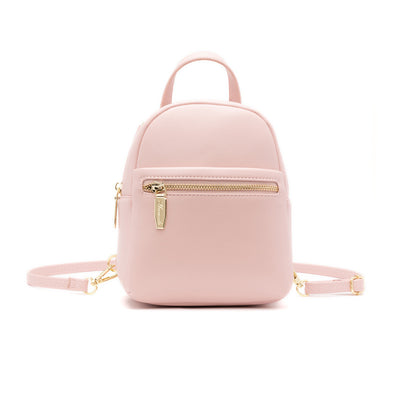 Vegan Leather Versatile Large Capacity Mini Backpack