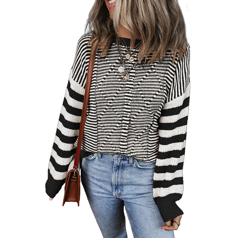 Fashion Casual Striped Top For Women