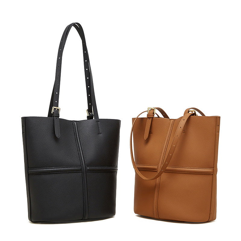 Genuine Leather Crossbody Bag - Portable Shoulder Bag 3 in 1 Fashion Women Anti-Theft Backpack